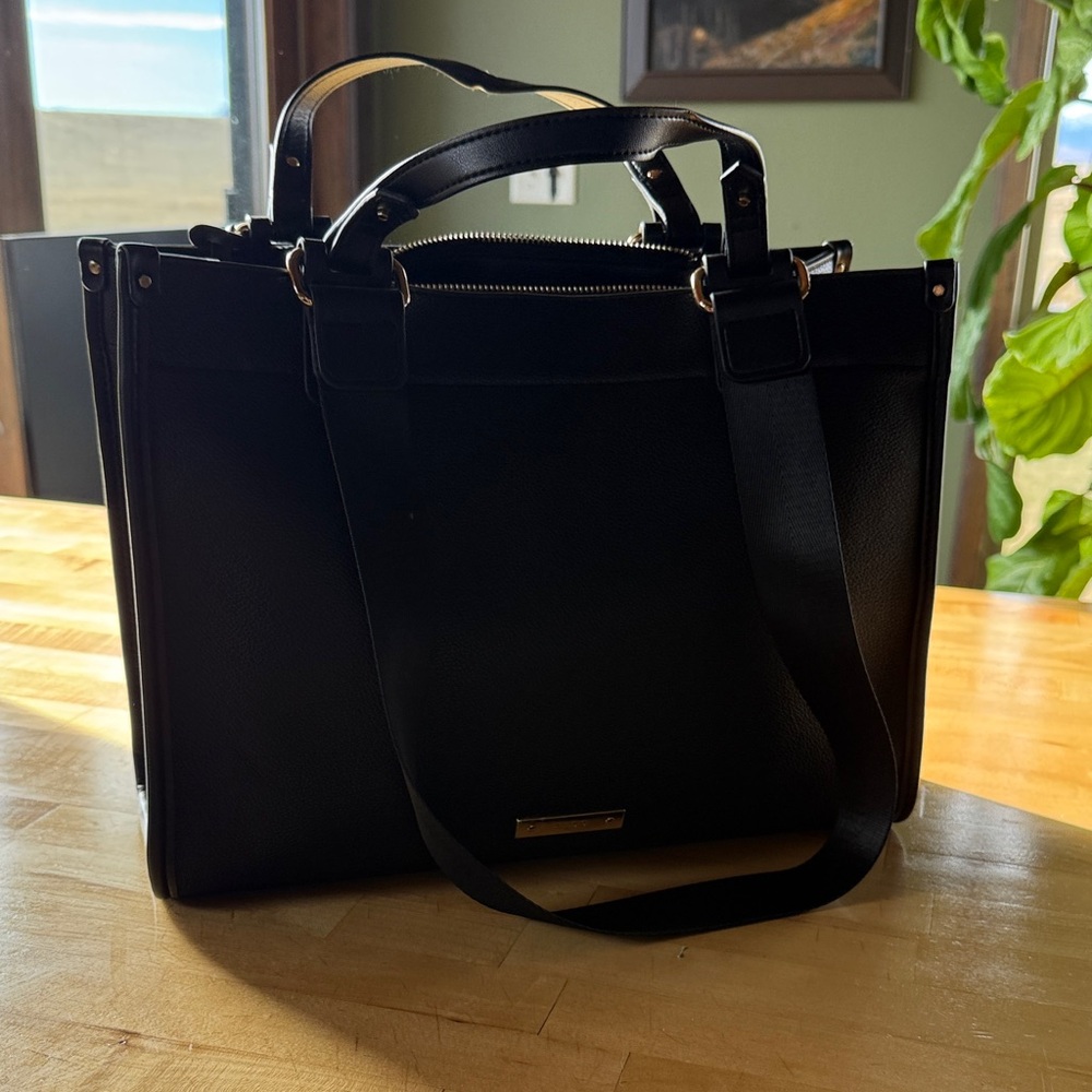 Aldo Classic Black Tote Bag